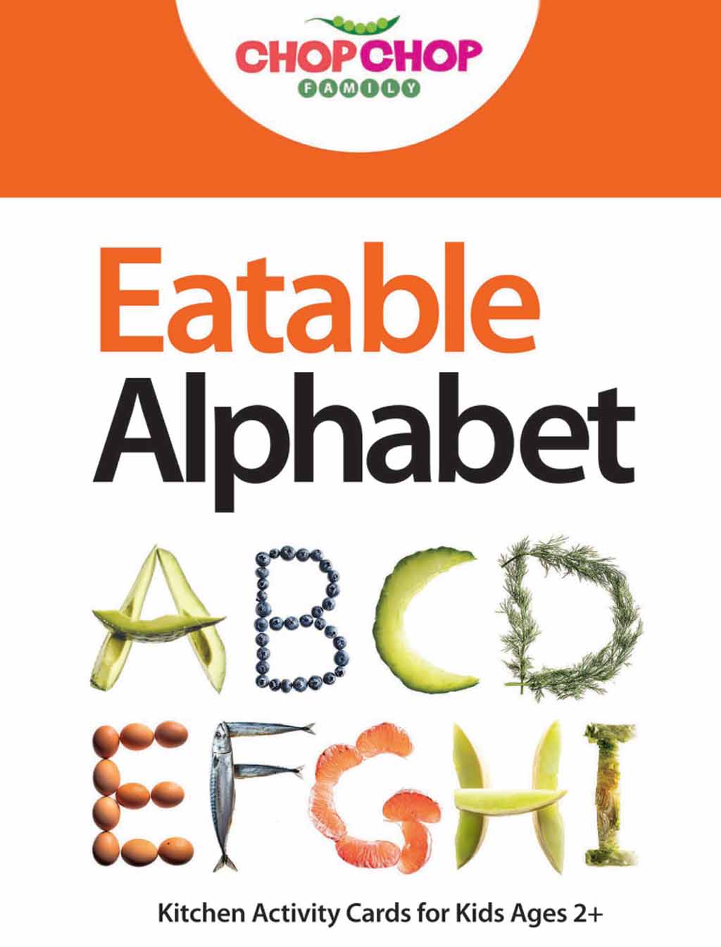 Eatable Alphabet Kitchen Activity Cards 